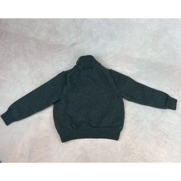 Brooks Brothers Boys 100% Merino Wool 1/4 Zip Sweater Size XS 4-6 - Picture 3 of 6